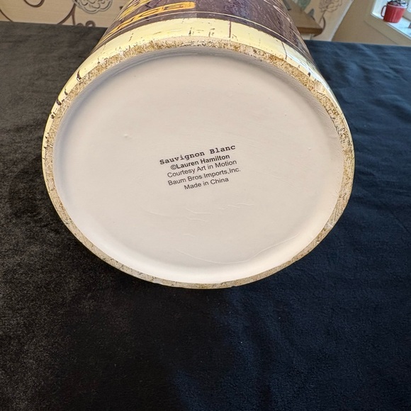 Decorative Ceramic Wine Canister Holder - Picture 6 of 8